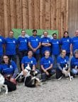 L'équipe du CIIRPO prennent la pause à l'occasion des rencontres du CIIRPO (tshirt bleu).